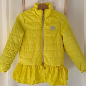 Catimini Yellow Puffer Jacket